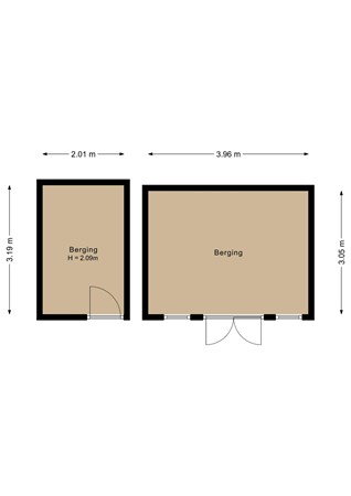 Floorplan - Ambyerstraat Noord 94A, 6225 EG Maastricht